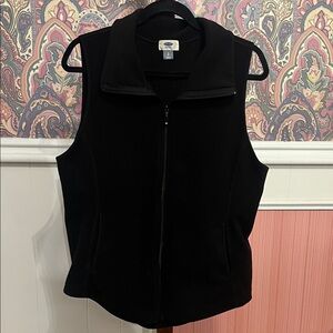 Old Navy Black Fleece Vest